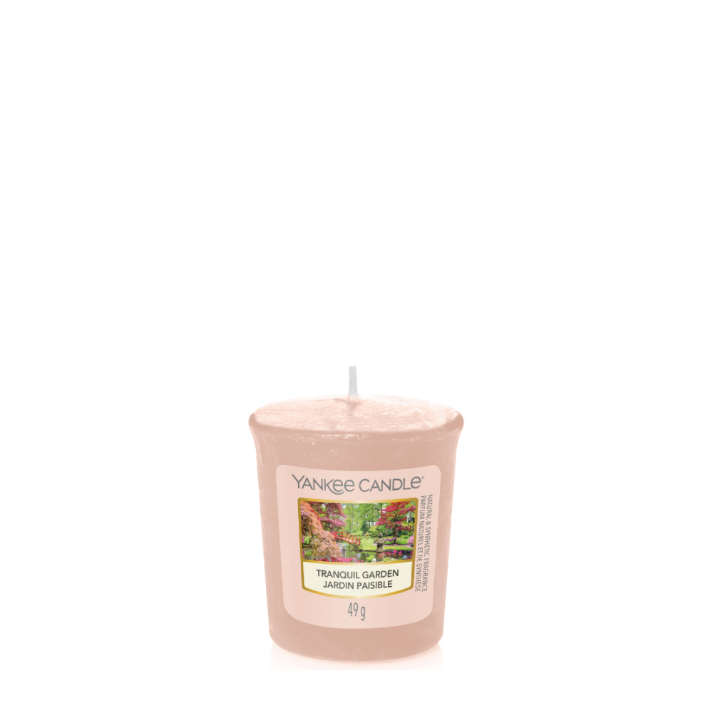 YANKEE CANDLE TRANQUIL GARDEN VOTIVE CANDLE