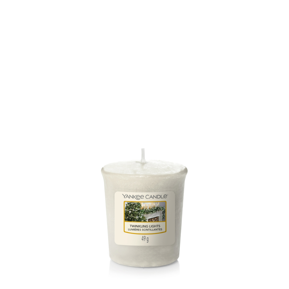 YANKEE CANDLE TWINKLING LIGHTS VOTIVE CANDLE