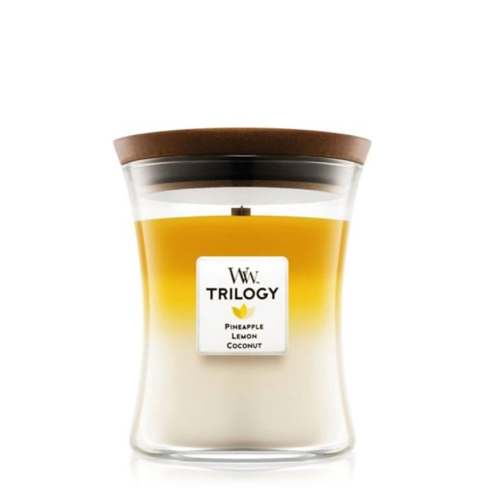 WOODWICK FRUITS OF SUMMER MEDIUM CANDLE TRILOGY