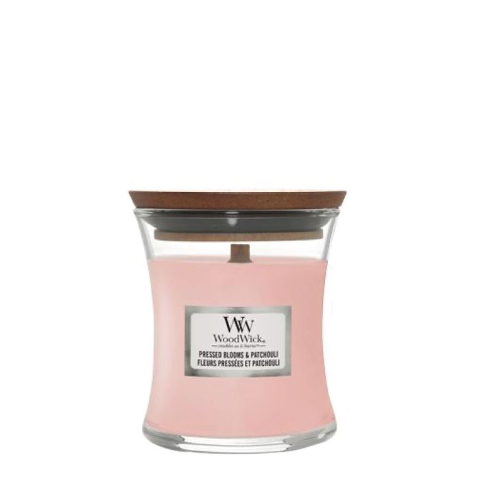 WOODWICK PRESSED BLOOMS & PATCHOULI MINI CANDLE