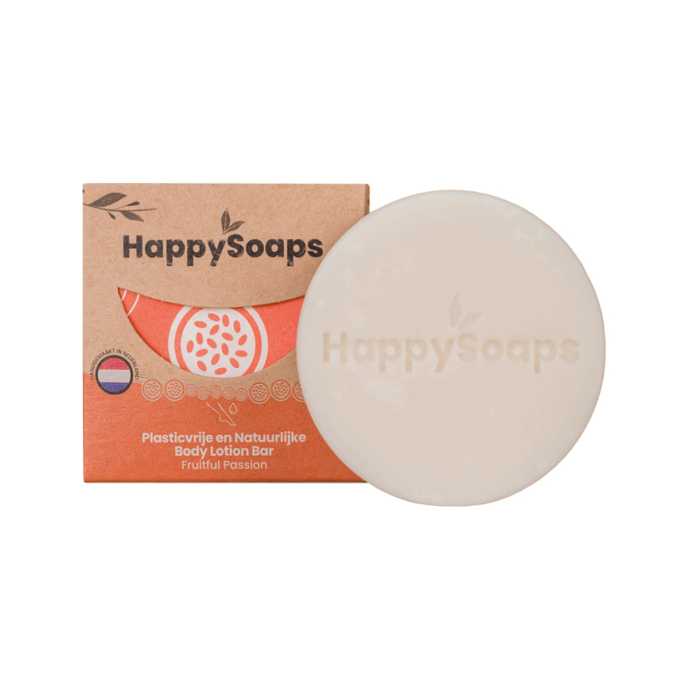 HAPPY SOAPS BODY LOTION BAR FRUITFUL PASSION 65 GRAM
