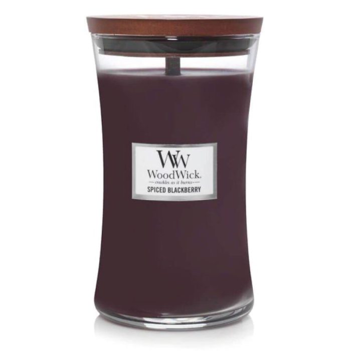 WOODWICK SPICED BLACKBERRY LARGE CANDLE