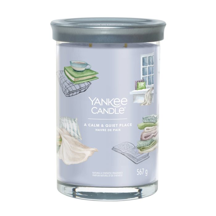 YANKEE CANDLE A CALM & QUIET PLACE SIGNATURE 2-WICK LARGE TUMBLER