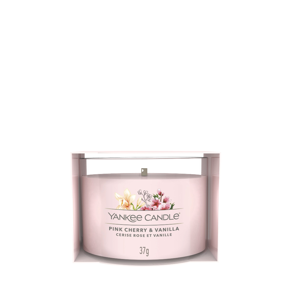 YANKEE CANDLE PINK CHERRY & VANILLA SIGNATURE FILLED VOTIVE 1-PACK