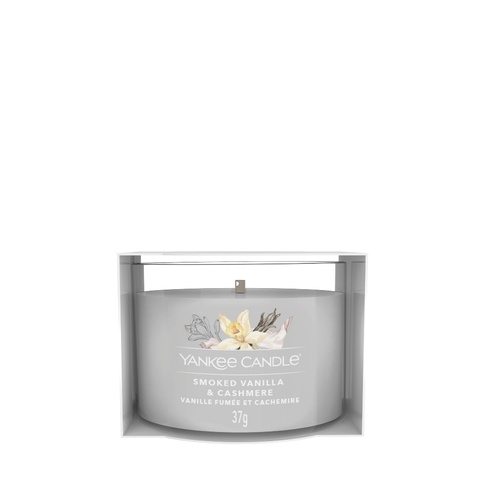 YANKEE CANDLE SMOKED VANILLA & CASHMERE SIGNATURE FILLED VOTIVE 1-PACK