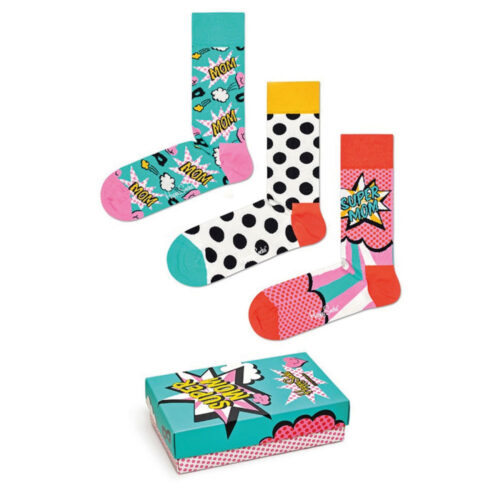 HAPPY SOCKS - MOTHERS DAY GIFT SET- 3-PACK - MAAT 36-40