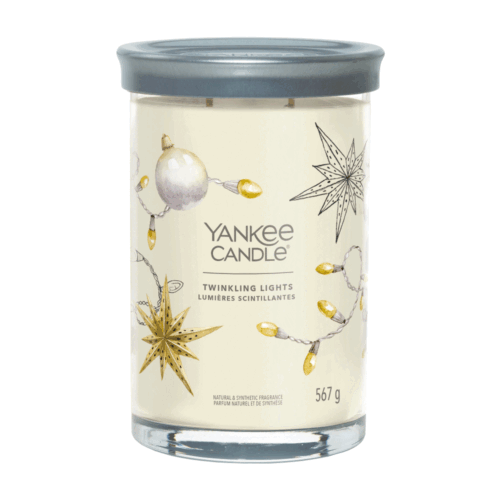 YANKEE CANDLE TWINKLING LIGHTS SIGNATURE 2-WICK LARGE TUMBLER