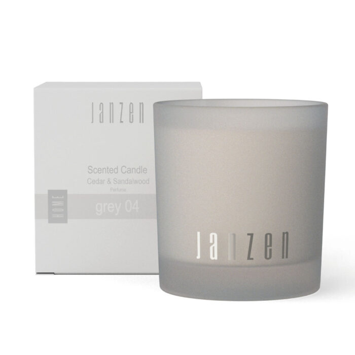 JANZEN SCENTED CANDLE GREY 04