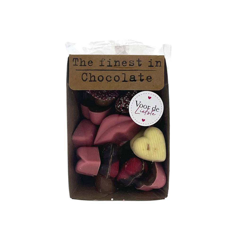 THE FINEST IN CHOCOLATE - ROOMBONBONS ASSORTI LIEFDE - 175 GR