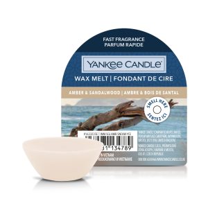 YANKEE CANDLE AMBER & SANDALWOOD WAX MELT