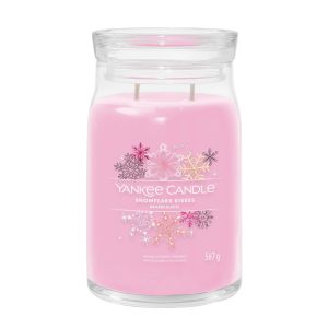 YANKEE CANDLE SNOWFLAKE KISSES SIGNATURE 2-WICK LARGE JAR