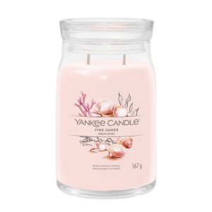 YANKEE CANDLE PINK SANDS SIGNATURE 2-WICK LARGE JAR