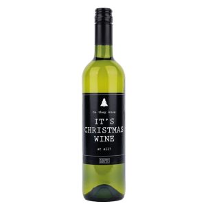 FLESSENWERK - FLES WIJN - DO THEY KNOW ITS CHRISTMAS WINE AT ALL - SAUVIGNON BLANC 750 ML