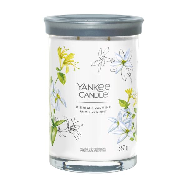 YANKEE CANDLE MIDNIGHT JASMINE SIGNATURE 2-WICK LARGE TUMBLER