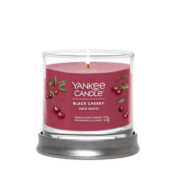 YANKEE CANDLE BLACK CHERRY SIGNATURE SMALL TUMBLER