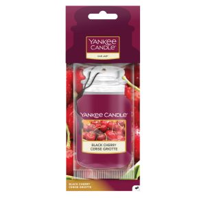 YANKEE CANDLE BLACK CHERRY CAR JAR