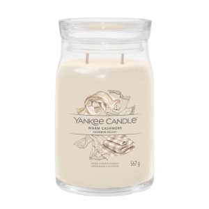 YANKEE CANDLE WARM CASHMERE SIGNATURE 2-WICK LARGE JAR