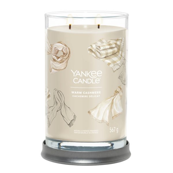 YANKEE CANDLE WARM CASHMERE SIGNATURE 2-WICK LARGE TUMBLER