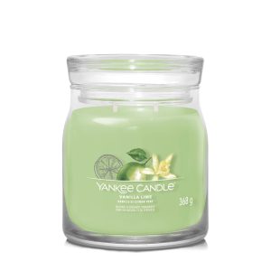 YANKEE CANDLE VANILLA LIME SIGNATURE 2-WICK MEDIUM JAR