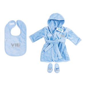 VIB GIFT SET LUXE VELOURS BLAUW