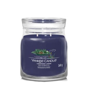 YANKEE CANDLE LAKEFRONT LODGE SIGNATURE 2-WICK MEDIUM JAR