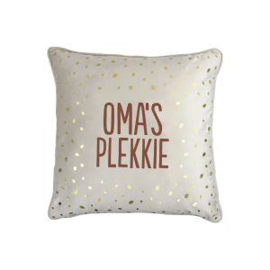 100% LEUK - SIERKUSSEN - OMA'S PLEKKIE