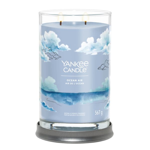 YANKEE CANDLE OCEAN AIR SIGNATURE 2-WICK LARGE TUMBLER