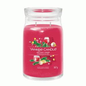 YANKEE CANDLE HOLIDAY CHEER SIGNATURE 2-WICK LARGE JAR