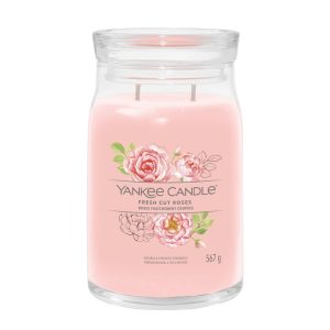 YANKEE CANDLE FRESH CUT ROSES SIGNATURE 2-WICK LARGE JAR