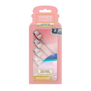 YANKEE CANDLE PINK SANDS CAR VENT STICKS