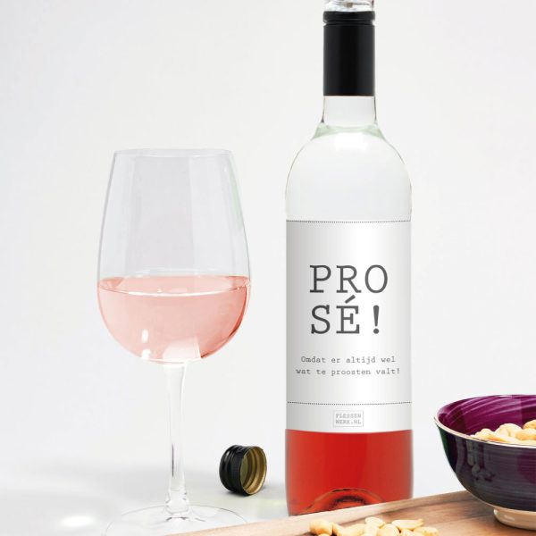 FLESSENWERK - FLES WIJN - PROSE! - ROSE 750 ML