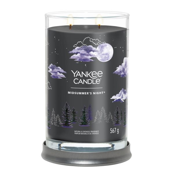 YANKEE CANDLE MIDSUMMERS NIGHT SIGNATURE 2-WICK LARGE TUMBLER