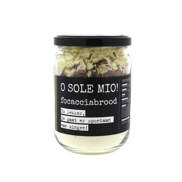 DELICIOUS - O SOLE MIO! FOCACCIABROOD - POT 310GR