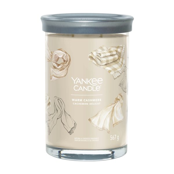 YANKEE CANDLE WARM CASHMERE SIGNATURE 2-WICK LARGE TUMBLER