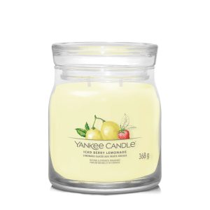 YANKEE CANDLE ICED BERRY LEMONADE SIGNATURE 2-WICK MEDIUM JAR