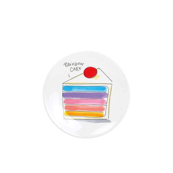 BLOND AMSTERDAM TAARTBORD Ø18CM RAINBOW CAKE EVEN BIJKLETSEN