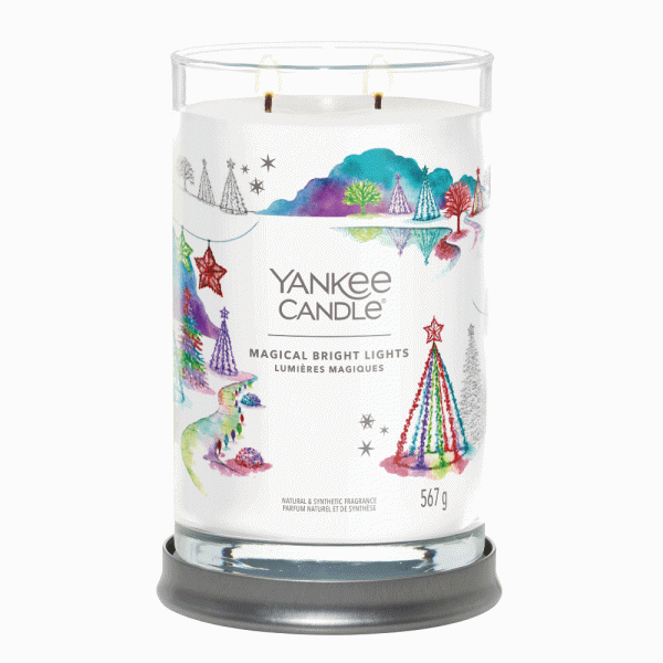 YANKEE CANDLE MAGICAL BRIGHT LIGHTS SIGNATURE 2-WICK LARGE TUMBLER