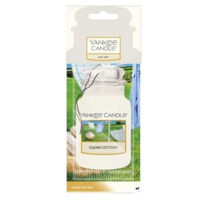 YANKEE CANDLE CLEAN COTTON CAR JAR