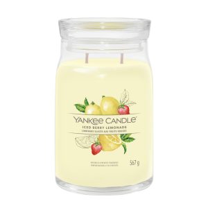 YANKEE CANDLE ICED BERRY LEMONADE SIGNATURE 2-WICK LARGE JAR