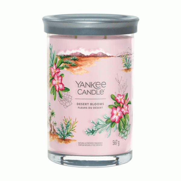 YANKEE CANDLE DESERT BLOOMS SIGNATURE 2-WICK LARGE TUMBLER