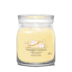 YANKEE CANDLE VANILLA CUPCAKE SIGNATURE 2-WICK MEDIUM JAR