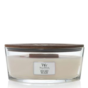 WOODWICK WHITE HONEY ELLIPSE CANDLE