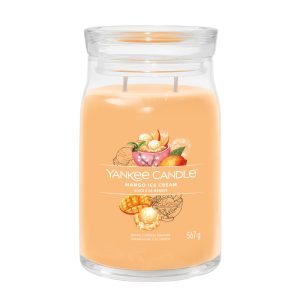 YANKEE CANDLE MANGO ICE CREAM SIGNATURE 2-WICK LARGE JAR