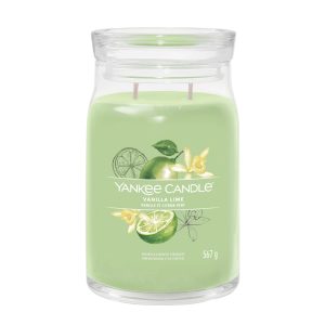 YANKEE CANDLE VANILLA LIME SIGNATURE 2-WICK LARGE JAR