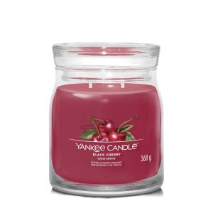 YANKEE CANDLE BLACK CHERRY SIGNATURE 2-WICK MEDIUM JAR