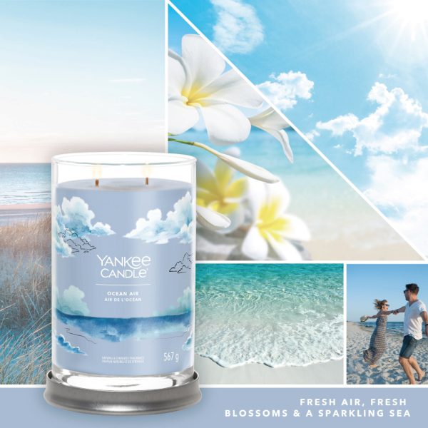 YANKEE CANDLE OCEAN AIR SIGNATURE 2-WICK LARGE TUMBLER