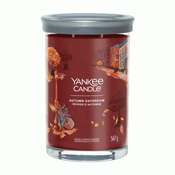 YANKEE CANDLE AUTUMN DAYDREAM SIGNATURE 2-WICK LARGE TUMBLER