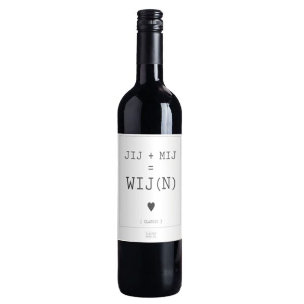 FLESSENWERK - FLES WIJN - JIJ + MIJ = WIJ (N) - CABERNET SAUVIGNON 750 ML