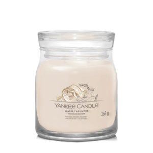 YANKEE CANDLE WARM CASHMERE SIGNATURE 2-WICK MEDIUM JAR