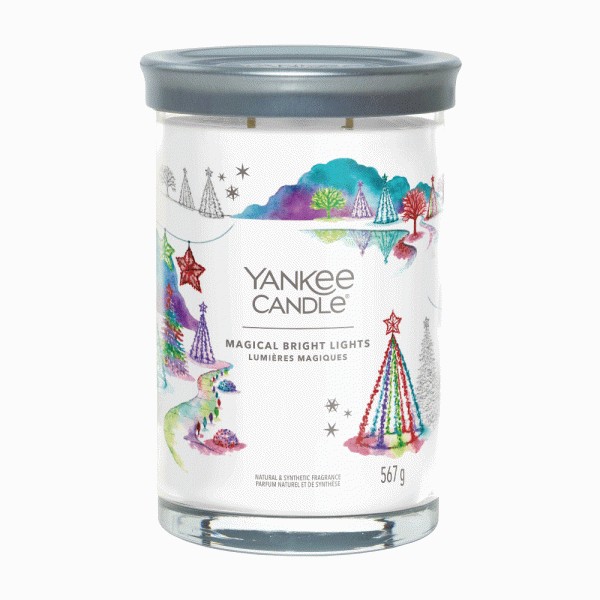 YANKEE CANDLE MAGICAL BRIGHT LIGHTS SIGNATURE 2-WICK LARGE TUMBLER